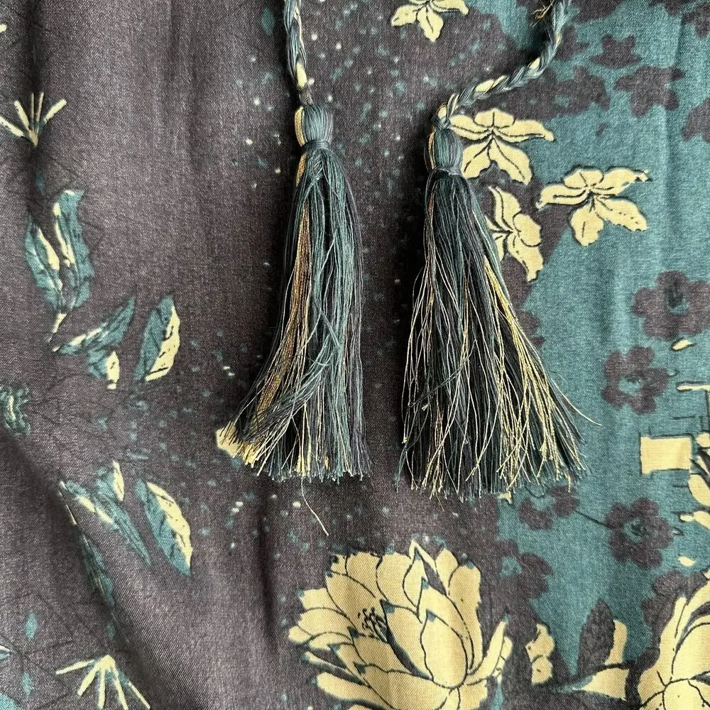 NATURAL LIFE Floral Maxi Dress - Black and Cream - Picture 5 of 11